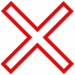 traffic sign-railway crossing