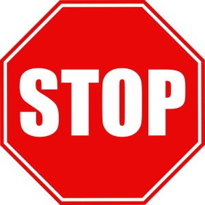 traffic sign STOP